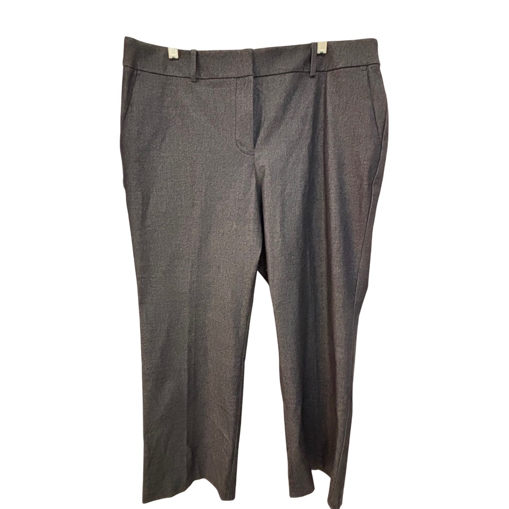 Talbots Newport Pant Curvy Fit‎ Women's Petite 16P Grey Trouser Leg NWT
